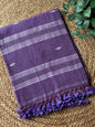 Violet Bengal Pure Cotton Saree