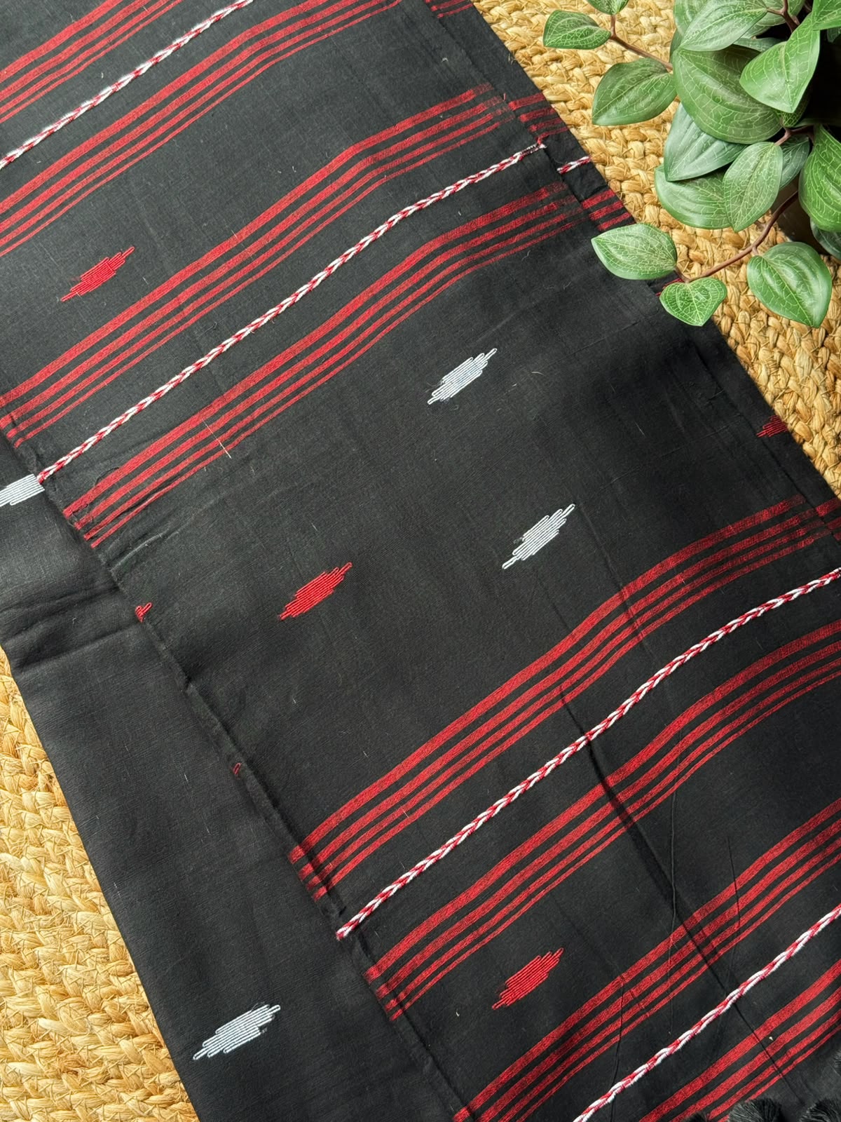 Black Bengal Pure Cotton Saree